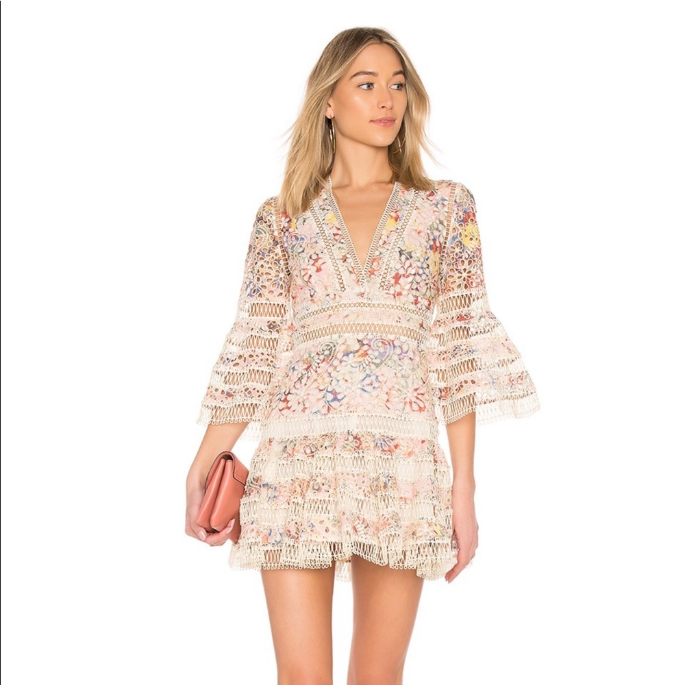 Zimmermann Lovelorn Floral Flutter Dress size 8/10